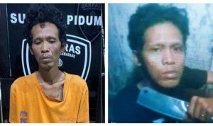 Polisi tabgkap, Seorang Pria Tega Habisi Nyawa Ibu Kandungnya, SEKILAS SUMUT