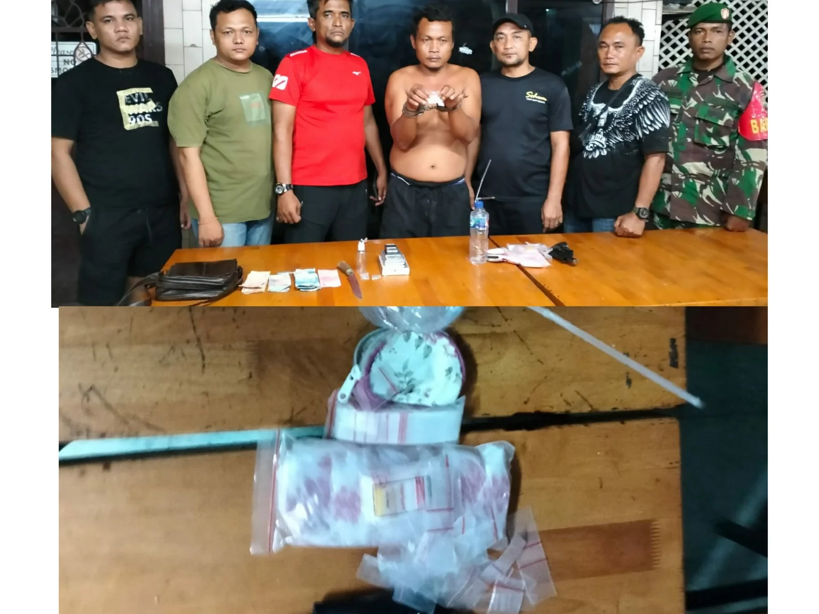 Kodim 0204/DS tangkap pengedar sabu di Tanjung Beringin ( SEKILAS SUMUT)