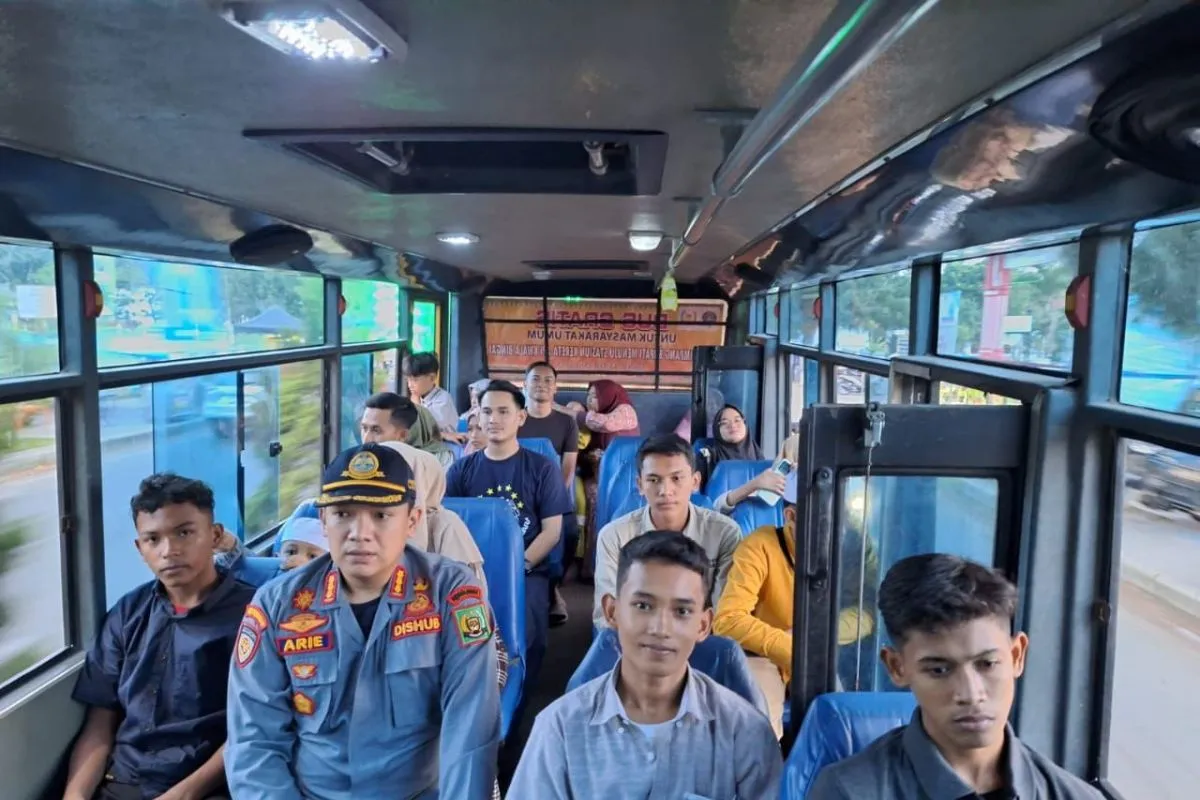 Dishub Langkat Operasikan Bus Gratis untuk Penumpang : https://sekilassumut.biz.id/