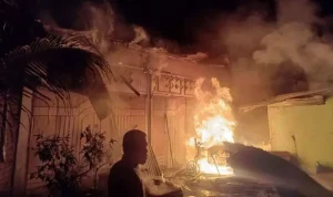 Raket Nyamuk Picu Kebakaran, Ruko dan Kios di Binjai Hangus