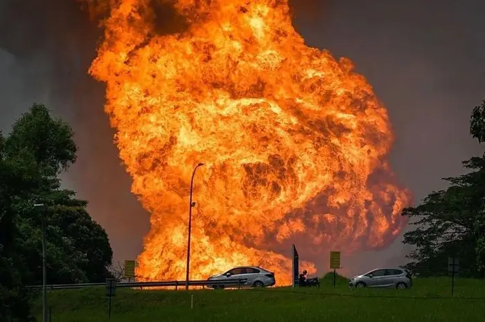 Kebakaran Pipa Gas Petronas: 112 Orang Terluka; https://sekilassumut.biz.id/