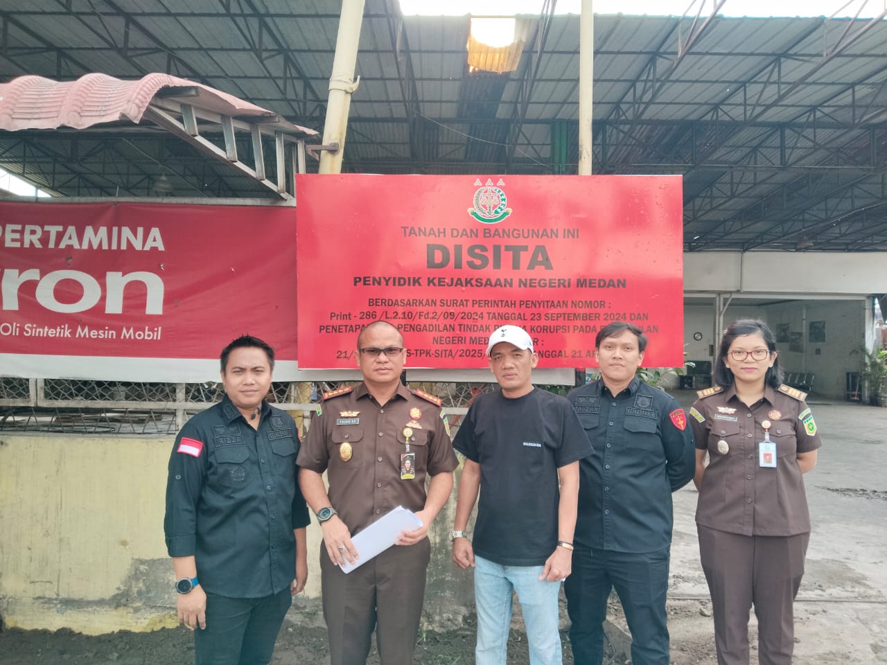 Kejari Medan Sita Aset Rp21,91 Miliar Milik PT KAI di Jalan Sutomo