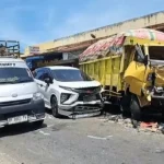 Kecelakaan Beruntun Terjadi di Jalinsum Tebing Tinggi–Batubara, Diduga Akibat Rem Blong